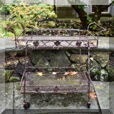 L03. Metal outdoor tea cart. 